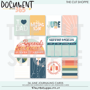06 June Document 365 Digital Kit Journaling Cards