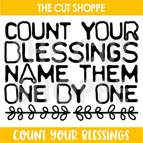 Count Your Blessings